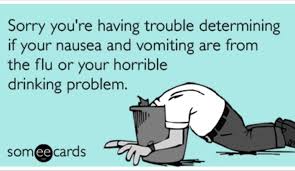 Flu or drinking problem? - ecard | e-cards quotes | Pinterest | Flu via Relatably.com