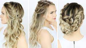3 prom or wedding hairstyles you can do