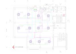 draw any hvac system layout drawing for