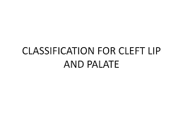 clification for cleft lip and palate