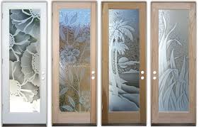 Glass Doors Interior Etched Glass Door