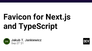 favicon for next js and typescript