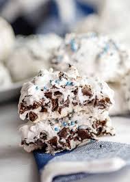 chocolate chip meringue cookies a k a