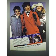 1983 Sears Coats Ad Save A Bundle Now