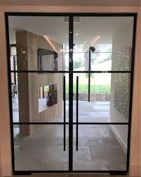 Fire Rated Glass Door With Glazing Bars