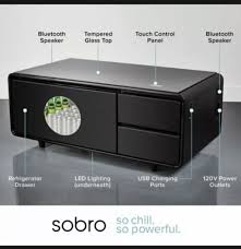 New Sobro Soctb300bkbk Coffee Table