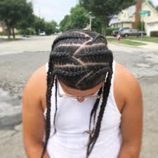 A guide to all types of braided hairstyles for 2020. Zig Zag Pop Smoke Braids Men Get Lucy With The Braidss Facebook