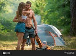 Hikers Couple Camping Image & Photo (Free Trial) | Bigstock
