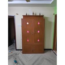 hinged pvc pooja cupboard
