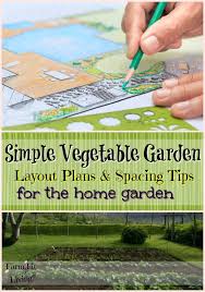 Simple Vegetable Garden Layout Plans