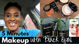 everyday makeup with black opal