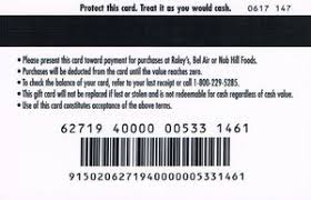 Check spelling or type a new query. Gift Card Fruit Raley S Bel Air Nob Hill United States Of America Raleys Col Us Rbn Ral 001