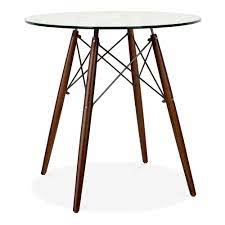 45cm high x 70cm wide x 70cm deep so that it offers more than enough space for your objects. Dsw Style Glass Dining Table 70cm Diameter Glass Dining Table Round Dining Table Dining Table