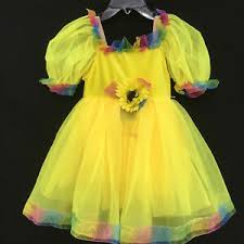 Revolution Dancewear Girls Tutu Dress Small Sc Yellow