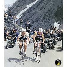 Jacques anquetil, born in 1934 in normandy, was the first rider to win five tour de france general classification titles. Jacques Anquetil And Raymond Poulidor Climb The Col Du Galibier On Stage 6 Of The 1966 Tdf Tour De France Tour De France Cycliste Cyclotourisme