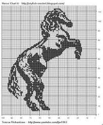 Free Filet Crochet Charts And Patterns Filet Crochet Horse
