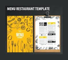 Restaurant Menu Layout Design Templates Rhumb Co