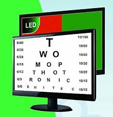Visual Color Led Acuity Chart Vision Acuity Digital Chart Free Shipping Ebay