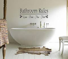 Wall Art Decal Quote Sticker Bathroom