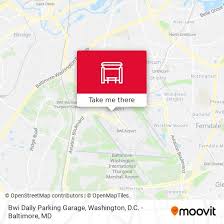 how to get to bwi daily parking garage