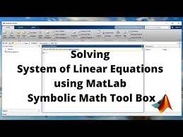 Solving System Of Linear Equation Using