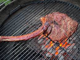 grilled tomahawk steak flipped out food
