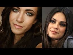 mila kunis smokey eye makeup tutorial