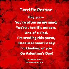 valentine poems make them feel special