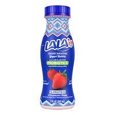 strawberry lala yogurt smoothie