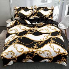 Bedding Sets 3d Luxury Black And White
