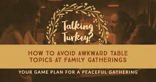 how to avoid awkward table topics with