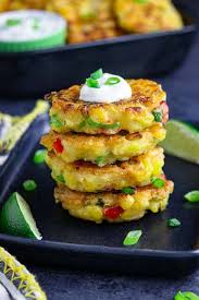 vegan corn fritters quick and easy
