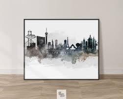 Las Vegas Watercolor Wall Art Prints