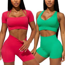 gym sets womens outifits lycra active wear