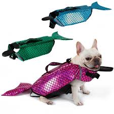 Us 13 03 13 Off Pet Clothes Dog Life Jacket Mermaid Cold Sea Maid Pet Costume Swimming Clothes Apparel In Dog Coats Jackets From Home Garden On