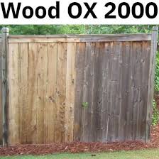 wood fence cleaner safe oxygen bleach