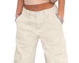 Image of Lepunuo Cargo Pants for Women, multiple pockets