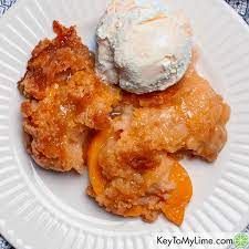 best peach cobbler with cake mix easy