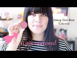 makeup geek blush swatches all 20