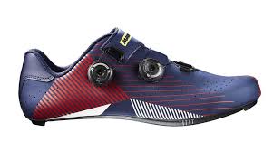 Mavic Cosmic Pro Sl Allure Road Bike Shoes Men Size 39 1 3 6 Medieval Blue Fiery Red White