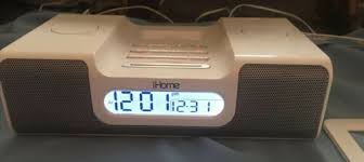 ihome ih6 alarm clock am fm radio ipod
