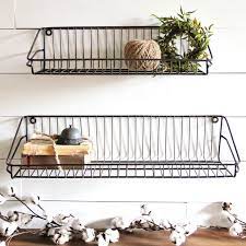 Ludovic Wire Wall Shelves Set Of 2