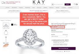 diamond ring at kay