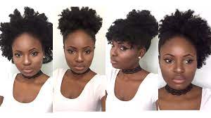 Quick natural hairstyles can be challenging to create. 4 Simple Back To School Hairstyles For Medium Natural Hair 4c Feyise Medium Natural Hair Styles Natural Hair Styles Easy 4c Natural Hair