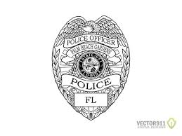 Florida Police Department Badge