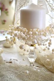 For a more subtle look, go for a small size pearls tapped into wires. Follow Us Signaturebride On Twitter And On Facebook Signature Bride Magazine Pearls Wedding Theme Pearl Centerpiece Wedding Centerpieces