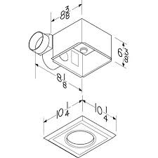 ceiling bathroom exhaust fan