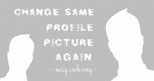 how to set same profile picture again