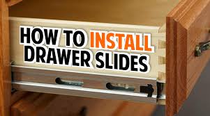 installing soft close drawer slides