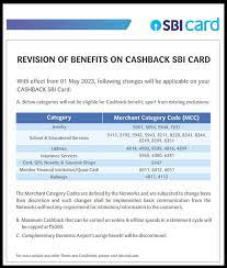 update cashback sbi card devaluation